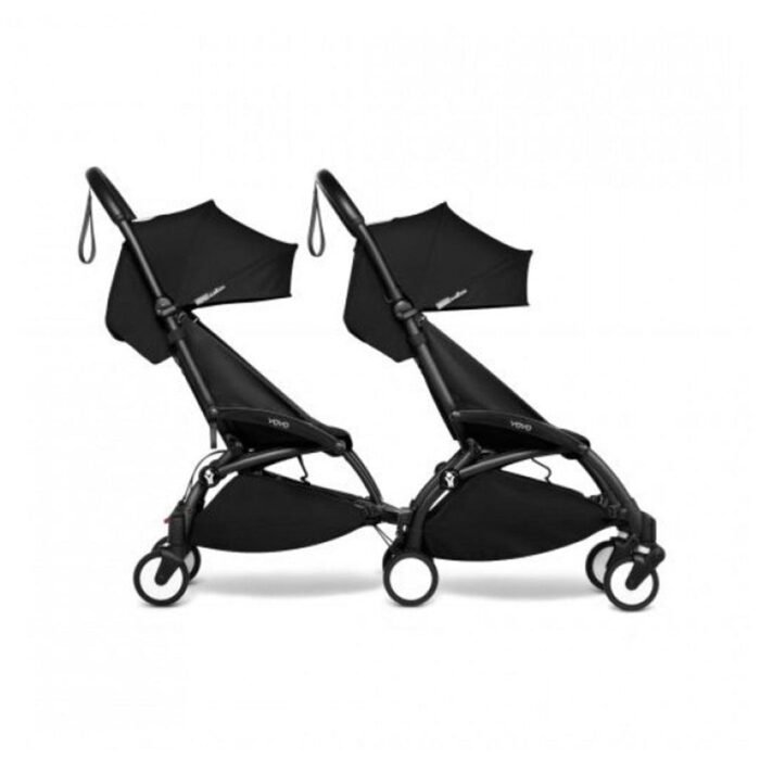 Babyzen YOYO Connect Double Stroller 6+ / 6+ Bundle - Black / Black - Image 2