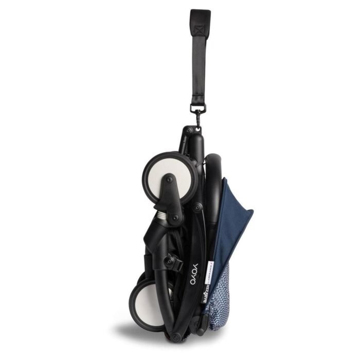 Babyzen YOYO2 Ultra Compact 6+ Stroller - Black / Air France Blue - Image 6