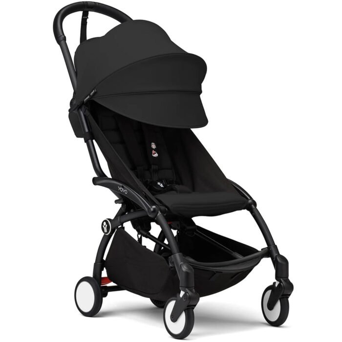 Stokke YOYO³ Stroller - Black On Black - Image 8