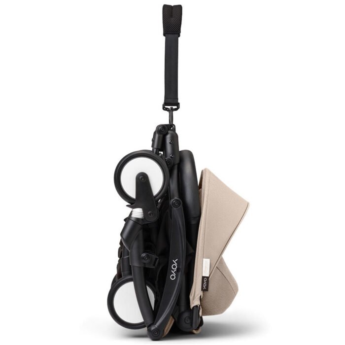 Stokke YOYO³ Stroller - Bonpoint Beige On Black - Image 2