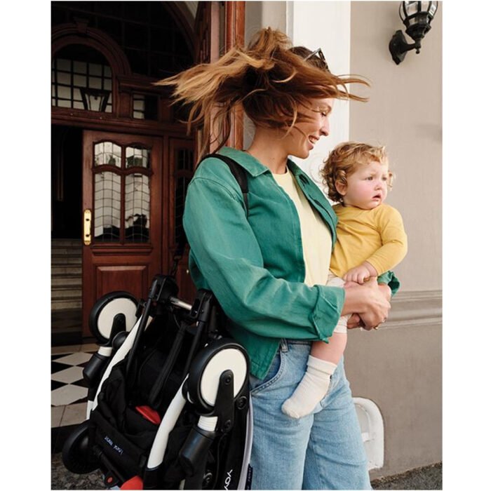 Stokke YOYO³ Stroller - Bonpoint Beige On Black - Image 3