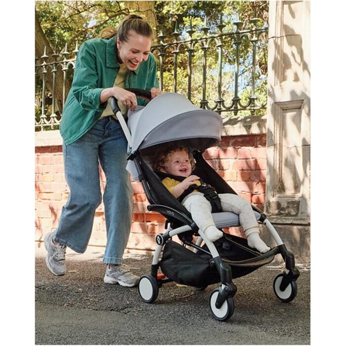 Stokke YOYO³ Stroller - Stone On Black - Image 11