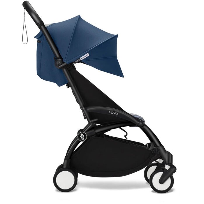 Stokke YOYO³ Stroller  - Air France Blue On Black - Image 6