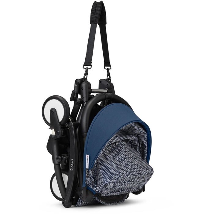Stokke YOYO³ Stroller  - Air France Blue On Black - Image 5