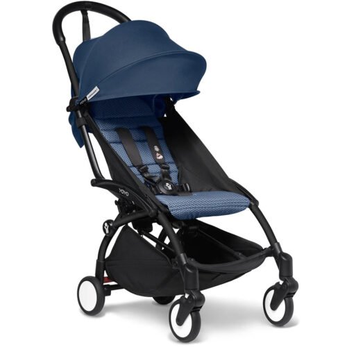 Stokke YOYO³ Stroller  - Air France Blue On Black