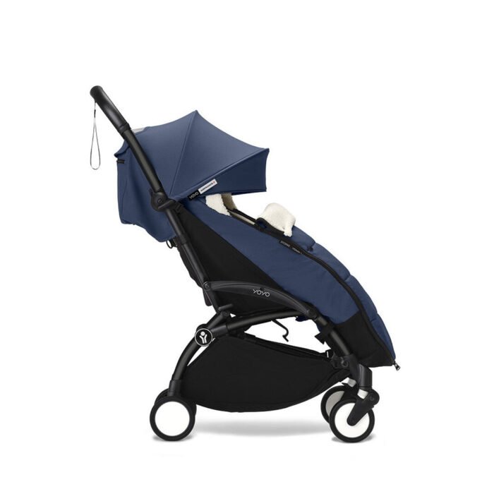 Stokke YOYO³ Stroller  - Air France Blue On Black - Image 10