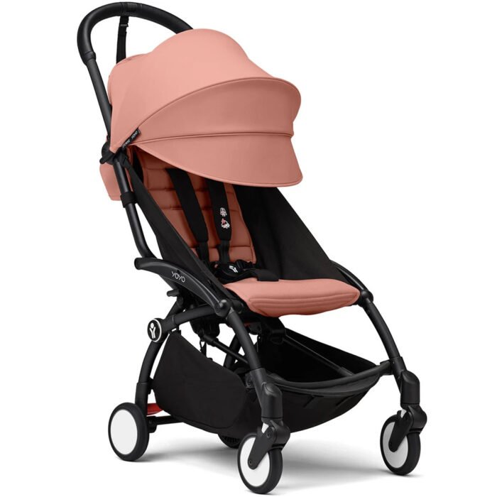 Stokke YOYO³ Stroller - Ginger On Black - Image 7
