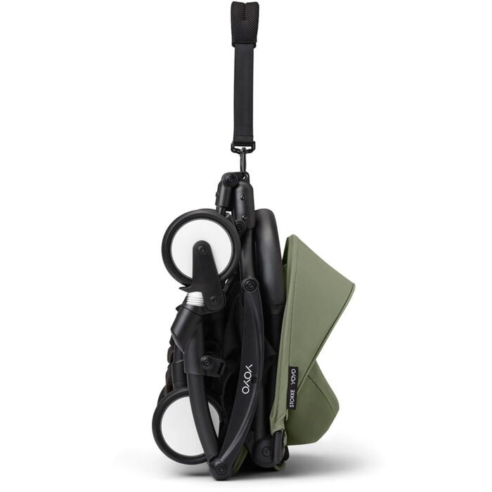 Stokke YOYO³ Stroller - Olive On Black - Image 6