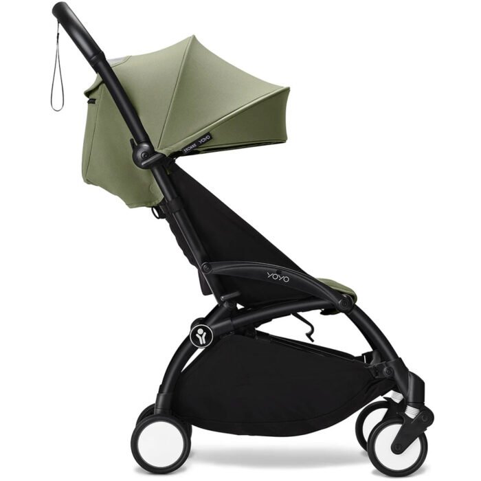 Stokke YOYO³ Stroller - Olive On Black - Image 3