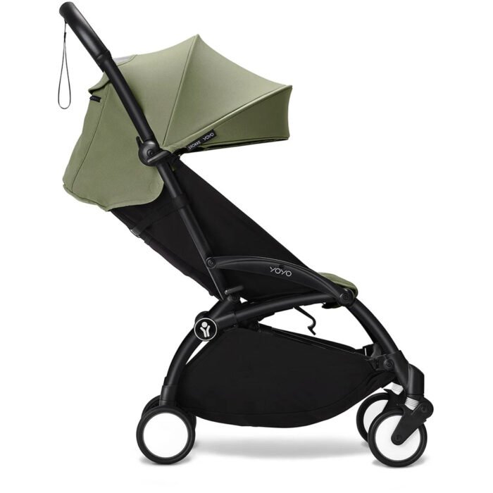 Stokke YOYO³ Stroller - Olive On Black - Image 5