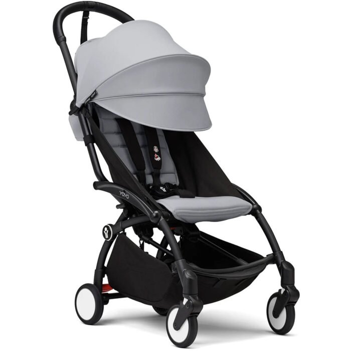 Stokke YOYO³ Stroller - Stone On Black - Image 8