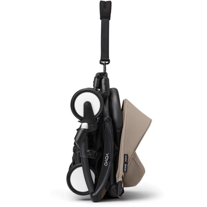 Stokke YOYO³ Stroller - Taupe On Black - Image 8
