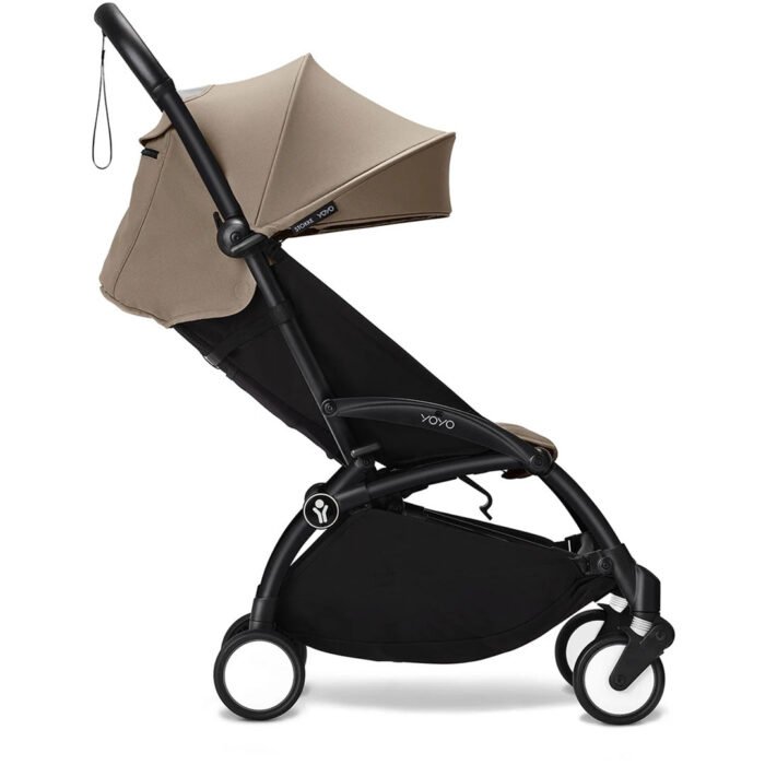Stokke YOYO³ Stroller - Taupe On Black - Image 9
