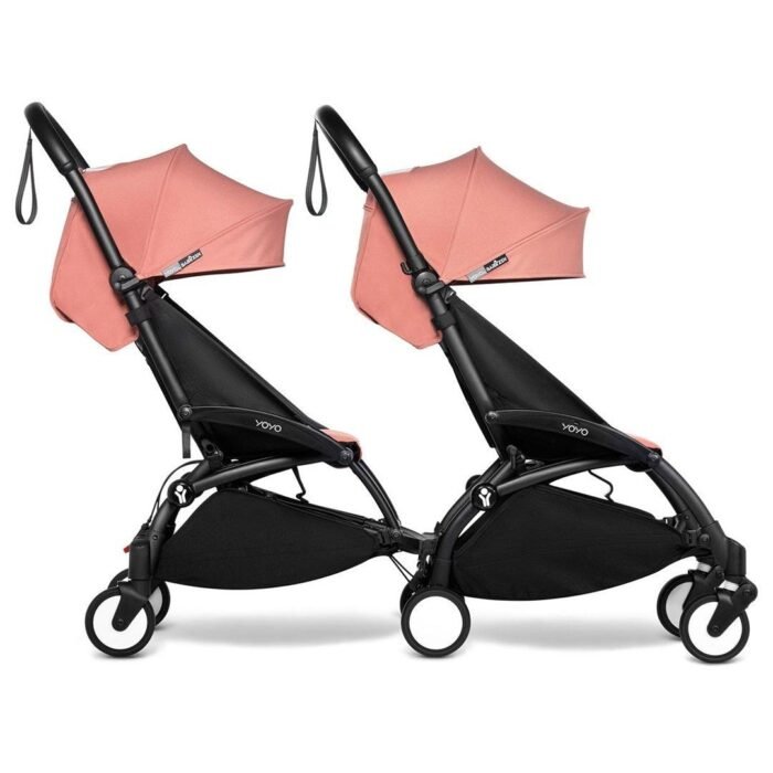 Babyzen YOYO Connect Double Stroller 6+ / 6+ Bundle - Black / Ginger - Image 2