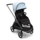 Bugaboo Dragonfly Complete Lightweight Compact Stroller - Graphite / Midnight Black / Skyline Blue