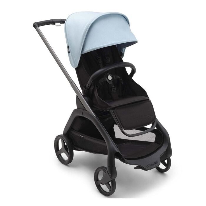 Bugaboo Dragonfly Complete Lightweight Compact Stroller - Graphite / Midnight Black / Skyline Blue