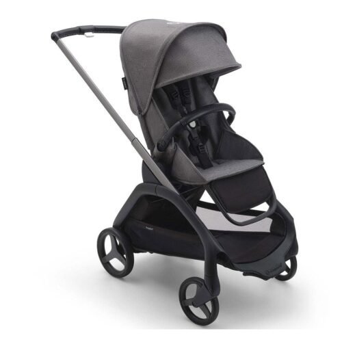 Bugaboo Dragonfly Complete Lightweight Compact Stroller - Graphite / Grey Melange