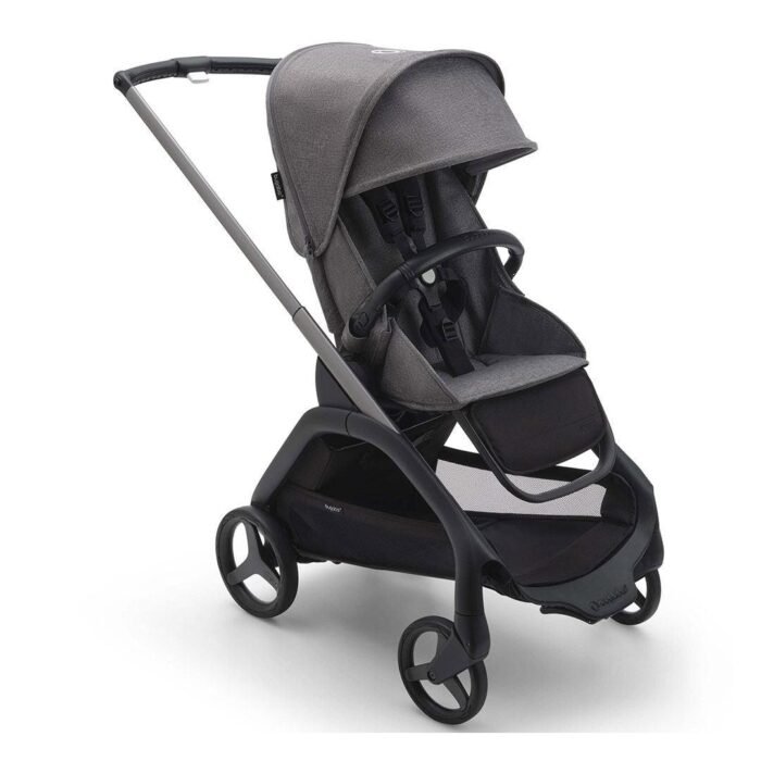 Bugaboo Dragonfly Complete Lightweight Compact Stroller - Graphite / Grey Melange