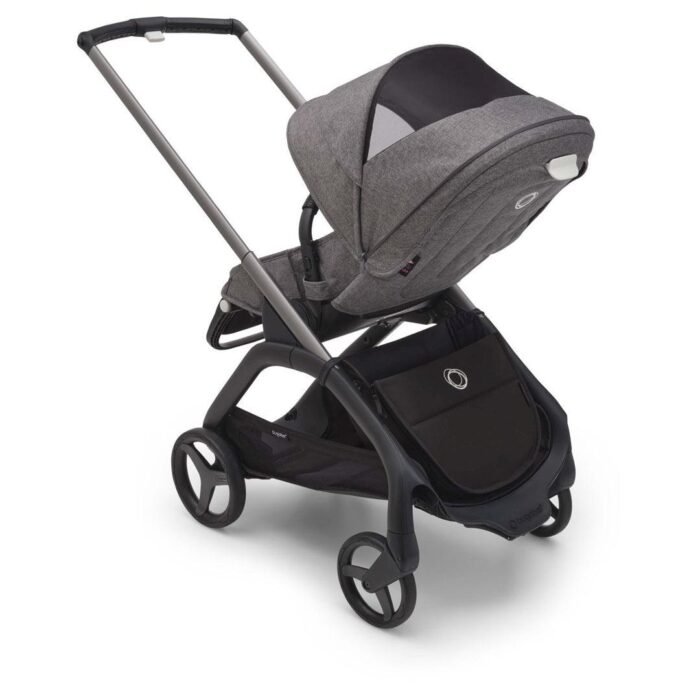 Bugaboo Dragonfly Complete Lightweight Compact Stroller - Graphite / Grey Melange - Image 5