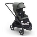 Bugaboo Dragonfly Complete Lightweight Compact Stroller - Black / Forest Green / Forest Green