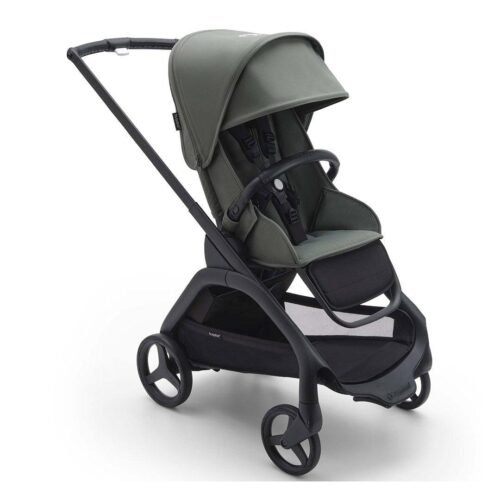Bugaboo Dragonfly Complete Lightweight Compact Stroller - Black / Forest Green / Forest Green