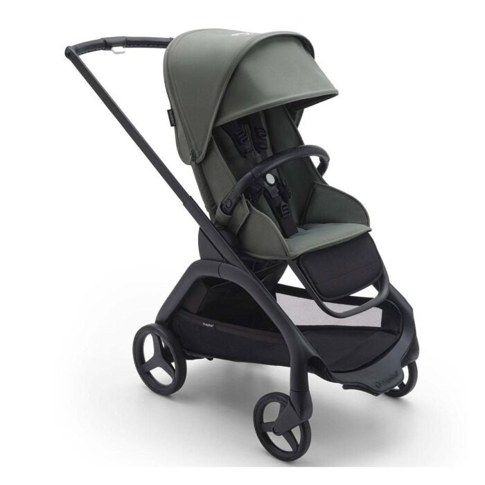 Bugaboo Dragonfly Complete Lightweight Compact Stroller - Black / Forest Green / Forest Green