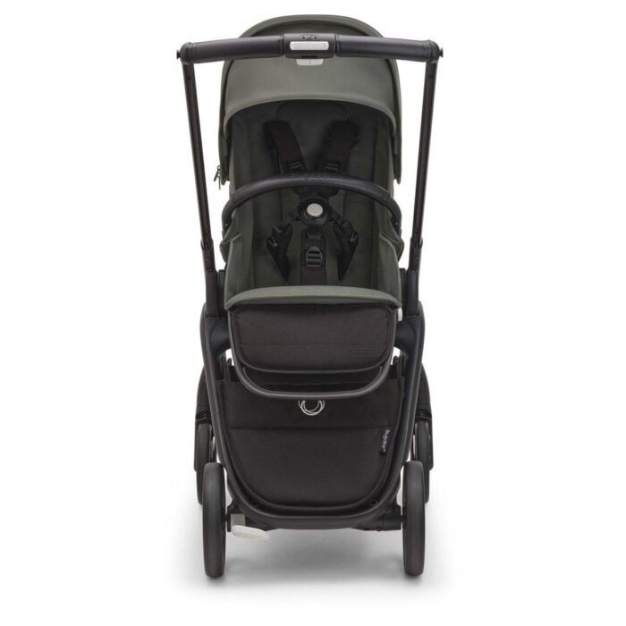 Bugaboo Dragonfly Complete Lightweight Compact Stroller - Black / Forest Green / Forest Green - Image 2